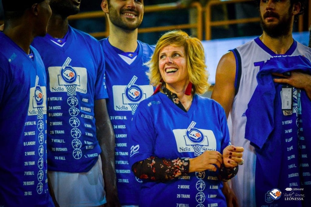 Graziella Bragaglio, presidente di Basket Brescia Leonessa