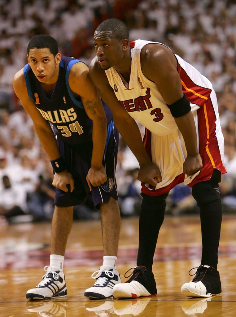 Devin Harris e Dwyane Wade durante le Finals NBA 2006